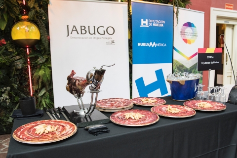 El Jabugo y los Vinos del Condado de Huelva, en la presentación de la Estrategia Iberoamericana de Turismo y Desarrollo Sostenible en Madrid